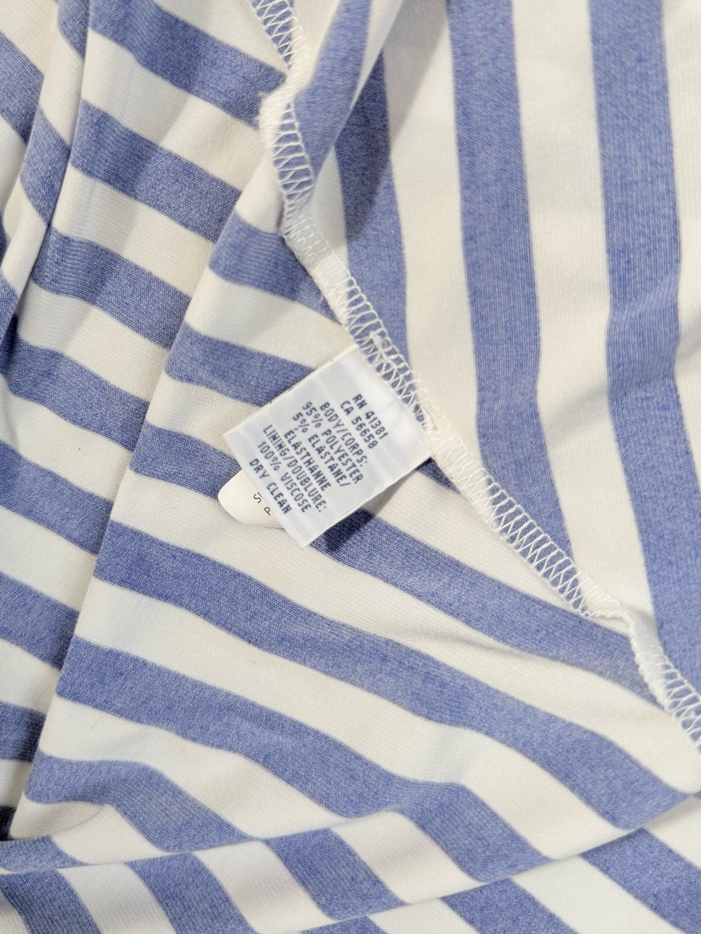 Polo Ralph Lauren Flattering Striped Maxi Dress Blue White Large - Picture 10 of 13